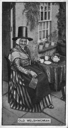 Alte walisische Frau, nach einer Fotografie aus dem späten 19. Jahrhundert